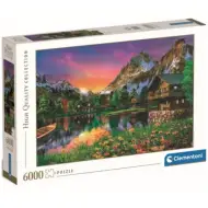 Puzzle da 6000 pezzi "Lago Alpino" - Clementoni