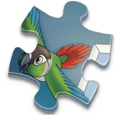 Puzzle da pavimento 48 pezzi "Festa degli animali" 60x90cm immagine 2