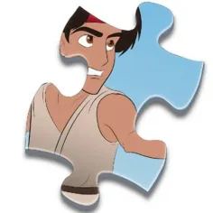 Puzzle da pavimento di Davide e Golia 48 pezzi 60x90cm immagine 2