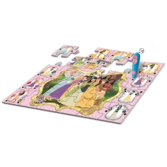 Puzzle da pavimento interattivo Disney Principesse, 24 pezzi - Clementoni immagine 2