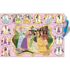 Puzzle da pavimento interattivo Disney Principesse, 24 pezzi - Clementoni immagine 3