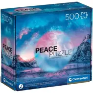 Puzzle della Pace: Puzzle azzurro chiaro da 500 pezzi - Clementoni