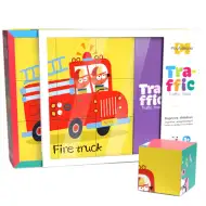 Puzzle di 9 cubi - Veicoli