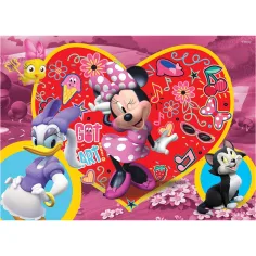 Puzzle e album da colorare Minnie Mouse 2 in 1, 24 pezzi, 50x35 cm - Lisciani immagine 3