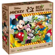 Puzzle e colorabile Eco 2 in 1 da 60 pezzi con Topolino e i suoi amici, 70x50cm - Lisciani