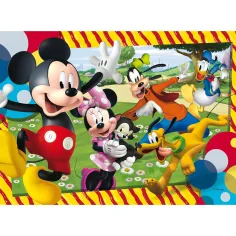 Puzzle e colorabile Eco 2 in 1 da 60 pezzi con Topolino e i suoi amici, 70x50cm - Lisciani immagine 2