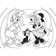 Puzzle e libro da colorare 2 in 1 di Minnie Mouse, 108 pezzi, 70x50 cm - Lisciani immagine 2