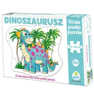 Puzzle gigante da pavimento con dinosauri da 12 pezzi