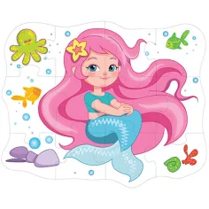 Puzzle gigante da pavimento con sirena, 12 pezzi immagine 2