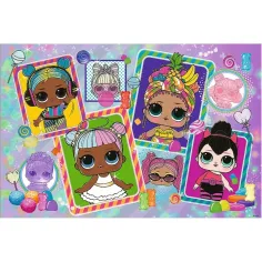 Puzzle glitterato da 70 pezzi con bambole L.O.L colorate - Trefl immagine 2