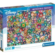Puzzle impossibile da 1000 pezzi con personaggi Disney - Clementoni