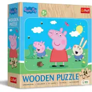 Puzzle in legno Peppa Pig 24 pezzi - Trefl