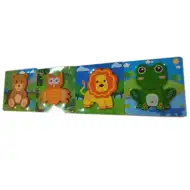 Puzzle in legno con animali in diverse varianti