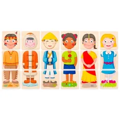 Puzzle in legno con professioni - Woodyland immagine 3