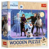 Puzzle in legno da 24 pezzi Frozen - Trefl
