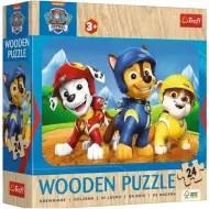 Puzzle in legno da 24 pezzi Paw Patrol - Trefl