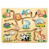 Puzzle in legno di animali incredibili