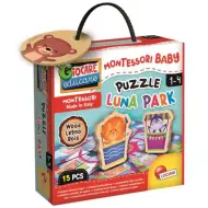 Puzzle in legno per bambini Montessori - Parco divertimenti