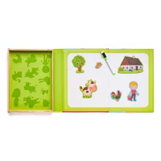 Puzzle magnetico in scatola - Fattoria - Woodyland immagine 3