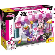 Puzzle maxi 2 in 1 da 35 pezzi e libro da colorare Minnie Mouse 70x50cm - Lisciani
