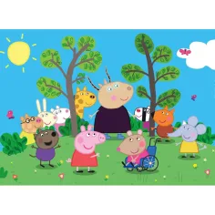 Puzzle maxi supercolor 24 pezzi Peppa Pig e amici - Clementoni immagine 2
