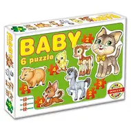 Puzzle per bambini con animali domestici