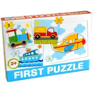Puzzle per bambini con veicoli - D-Toys