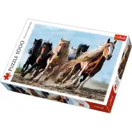 Puzzle premium da 1000 pezzi con cavalli al galoppo - Trefl