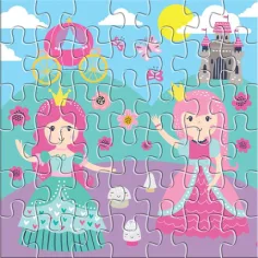 Puzzle principessa da 42 pezzi immagine 2