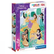 Puzzle supercolor da 104 pezzi principesse Disney - Clementoni