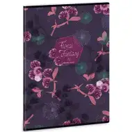 Quaderno a quadretti Floral Orchidea A/4