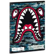 Quaderno a righe Flying Sharks A/5