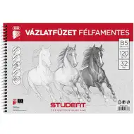 Quaderno a spirale per studenti senza acidi formato B/5