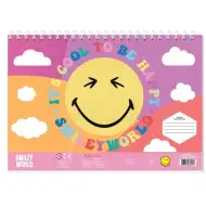 Quaderno creativo da colorare Smiley con modelli e adesivi in diverse varianti