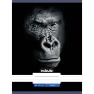 Quaderno cucito a righe formato A/4 con copertina a motivo gorilla, 81-32