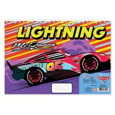 Quaderno da disegno A4 a spirale da 30 fogli Cars 3 in diverse varianti immagine 2