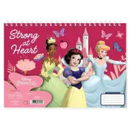 Quaderno da disegno Principesse Disney in due versioni, formato A4, 30 fogli