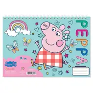 Quaderno da disegno di Peppa Pig in due varianti A4 con 30 fogli