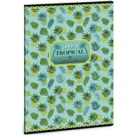 Quaderno liscio Yellow Pineapple 40 fogli A/4