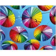 Quadro con diamanti: Set di pittura con diamanti ombrello 40x50 cm