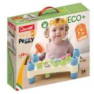 Quercetti: Gioco di abilità Play Eco Peggy con martello