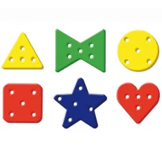 Quercetti: Gioco di infilatura con piccole forme Filò, 144 pezzi immagine 3