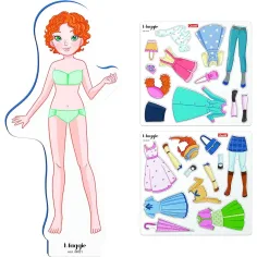 Quercetti: Gioco di vestire magnetico - Maggie immagine 3