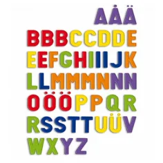 Quercetti: Lettere maiuscole magnetiche 48 pezzi immagine 2