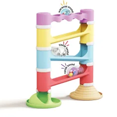Quercetti: Migoga Tower Eco set da 17 pezzi pista per biglie immagine 3