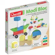 Quercetti: Modi Bloc Basic gioco di costruzione in legno e plastica da 18 pezzi
