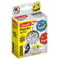 Quercetti: Pixel Art ricarica di pioli bianchi da 4 mm, confezione da 1000 pezzi