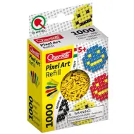 Quercetti: Pixel Art ricarica di pioli gialli da 4mm, confezione da 1000 pezzi