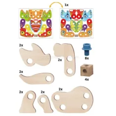 Quercetti: Play Bio dinosauro assemblabile 24 pezzi immagine 2