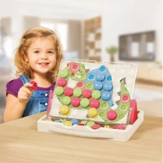 Quercetti: Play Eco Fantacolor junior set di pioli da 58 pezzi immagine 3